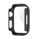 Colorful Shockproof Anti-Scratch PC + HD Clear Tempered Glass Full Cover Watch Case Cover for Apple Watch S7 41mm/ 45mm