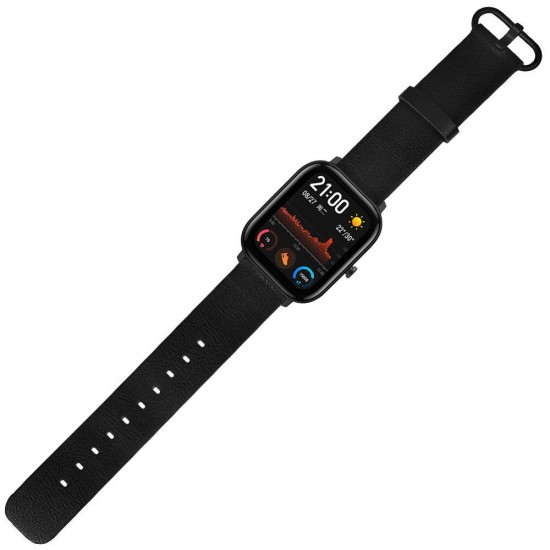 Double-sided color Leather Watch Band for Amazfit GTS Smart Watch