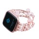 Fashion Large and Small Size Sports Beaded Smart Bracelet Watch Band For Fitbit Versa