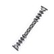 Fashionable Replacement Stainless Steel Crystal Chain Watch Band for Fitbit Smart Watch