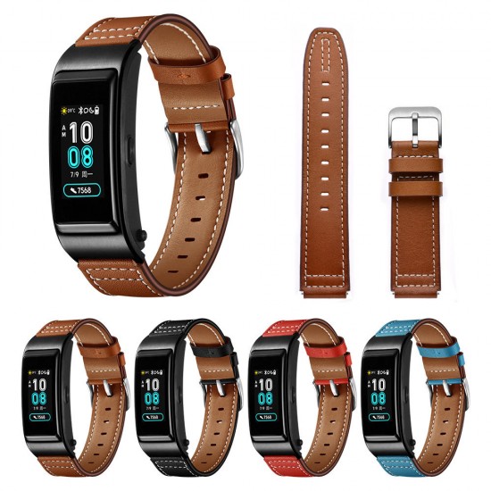 Genuine Leather Watch Strap Smart Watch Band for HuB5 Smart Watch