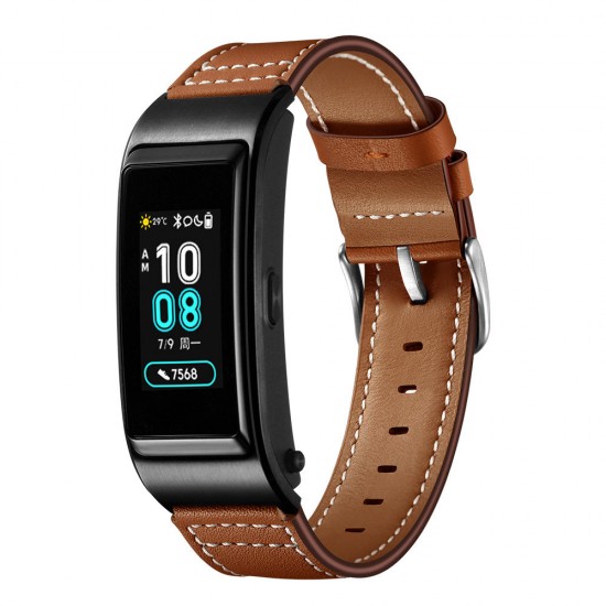 Genuine Leather Watch Strap Smart Watch Band for HuB5 Smart Watch