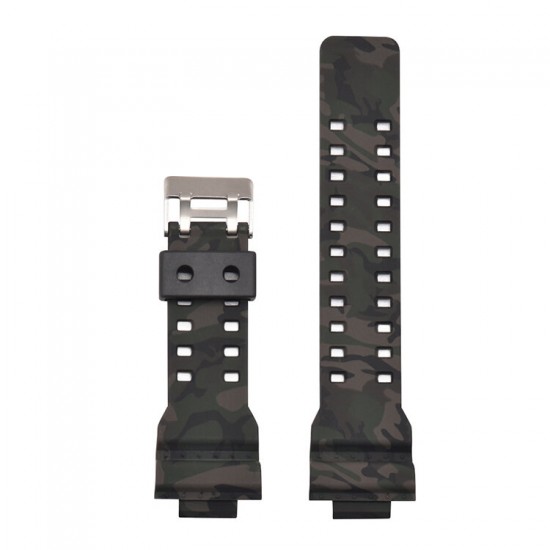 H Type Camouflage Watch Band for Casio GA-110/100/120/GD-120/110