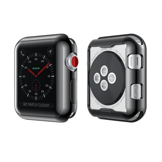 Plating TPU Watch Protective Case For Apple Watch Series 3 38mm/42mm