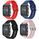 Pure Color Silicone Watch Strap Replacement Watch Band only for LS01