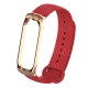 Replacement Carbon Fiber Decoration TPU Watch Band for Xiaomi Mi Band 4 Smart Watch Non-original