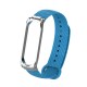 Replacement Carbon Fiber Decoration TPU Watch Band for Xiaomi Mi Band 4 Smart Watch Non-original