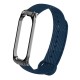 Replacement Carbon Fiber Decoration TPU Watch Band for Xiaomi Mi Band 4 Smart Watch Non-original