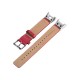 Retro Metal Buckle Leather Strap Smart Watch Band For Garmin Vivosmart HR