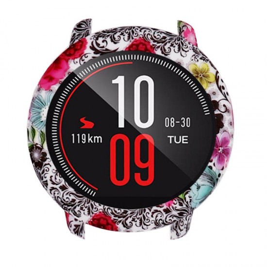 Siicone Colorful Pattern Watch Case Cover Watch Cover for Amazfit Pace