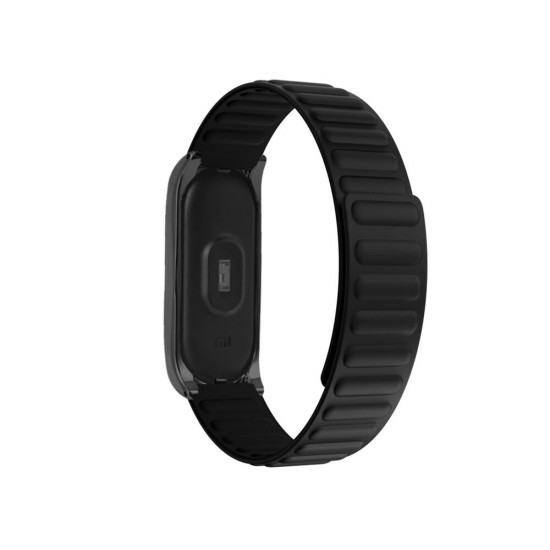 Silicone Powerful Magnetic Replacement Strap Smart Watch Band for Xiaomi Mi Band 6/5