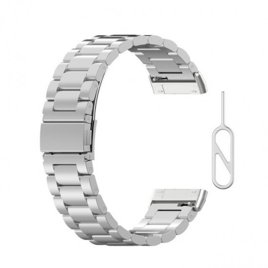 Stainless Steel with Watch Tool Replacement Watch Strap for Fitbit Versa 3 Sense Watch