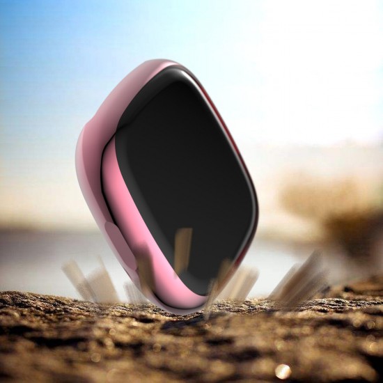 TPU Full Cover Watch Protector Case Cover for Fitbit Versa 3 Sense Smart Watch