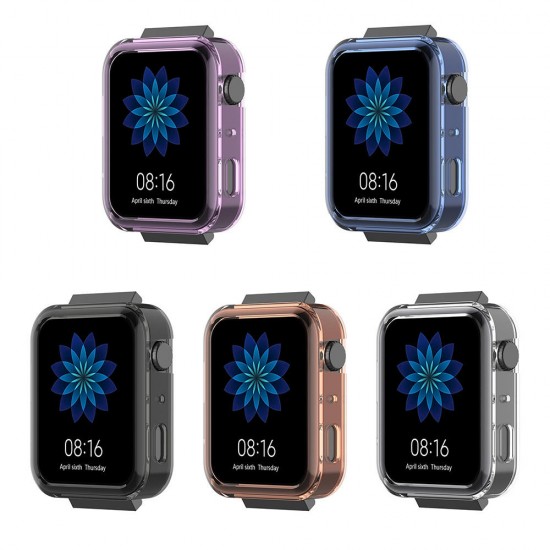 Transparent TPU Watch Case Cover Shockproof Watch Cover for Xiaomi Watch Non-original