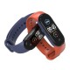 Two-color TPU Silicone Replacement Strap Smart Watch Band For Xiaomi Mi Band 5