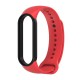 Two-color TPU Silicone Replacement Strap Smart Watch Band For Xiaomi Mi Band 5