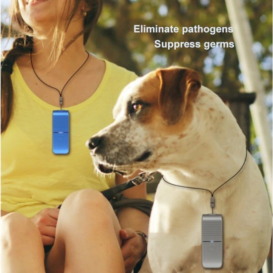 USB Portable Wearable Necklace Air Purifier Personal Mini Air Negative Ion Air Freshener