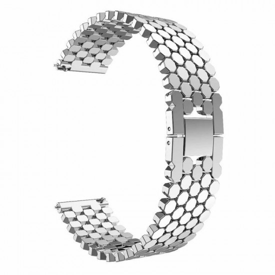 Unique Design Metal Fish Scale Watch Band for Amazfit Smart Watch 2