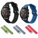 Universal 22mm Replacement Silicone Stainless Steel Buckle Watch Band Strap for HuWatch GT Smart Watch