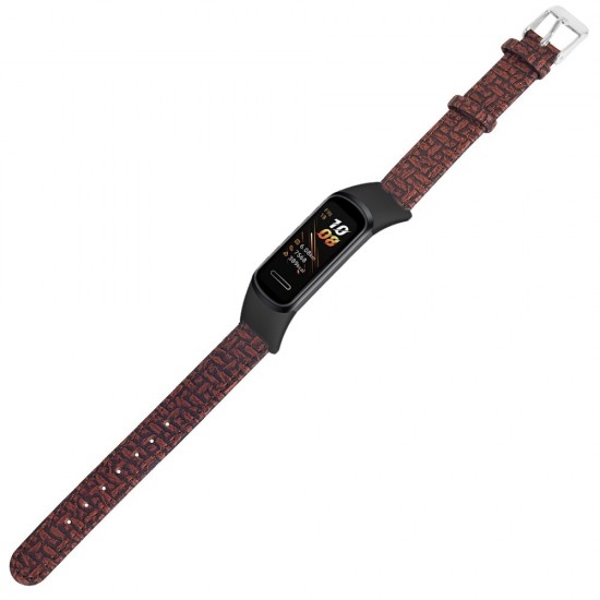 Woven Pattern Leather Watch Band Replacement Watch Strap for Huband 4 Honor 5i Smart Watch