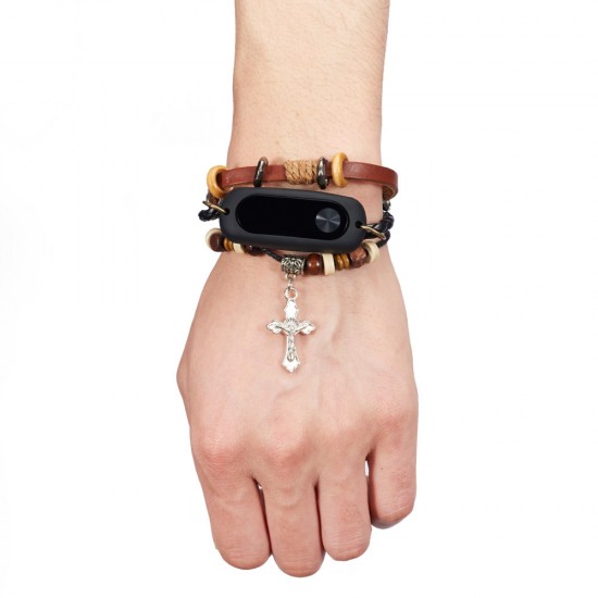 Beading Bracelet Replacement Wrist Strap for Xiaomi Mi Band 2 Smart Wristband Non-original