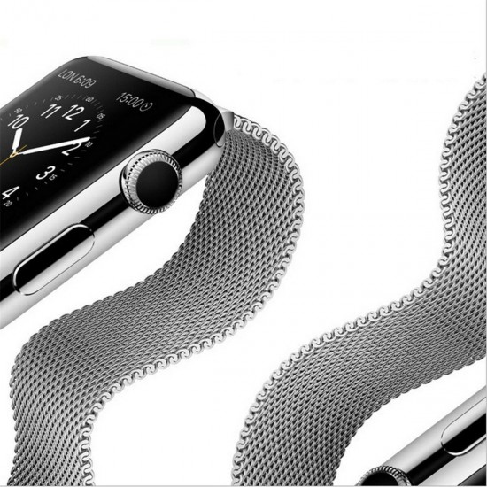 Buckle Stainless Steel Smart Watch Band Replacement Strap for Apple Watch 38MM