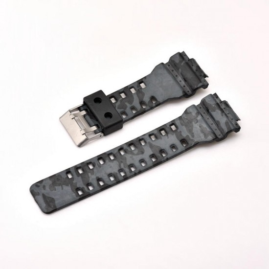 Camouflage Silicone Strap Replacement Watch Band for GA-110/100/120/GD120