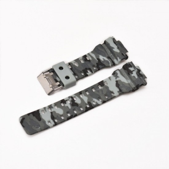 Camouflage Silicone Strap Replacement Watch Band for GA-110/100/120/GD120