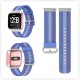 Colorful Nylon Loop Watch Band Strap Replacement for Fitbit Versa Breathable Fabric