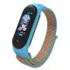 Colorful Nylon Watch Band Watch Strap Replacement for Xiaomi Miband 5 Mi Band 5 / Miband 4 / Miband 3 Non-original