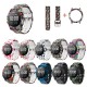 Colorful Pattern Watch Band Watch Strap with Watch Case Watch Cover for Solar LS05 Smart Watch