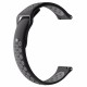 22mm Two-color Porosity Silicone Reverse Buckle Strap Smart Watch Band For Xiaomi Solar Non-original