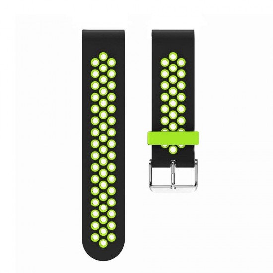 Double Color Breathable Watch Band Watch Strap Replacement for 47mm Amazfit GTR Smart Watch