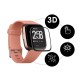 3D Curved PC Full Cover Screen Protector Watch Film for Fitbit Versa 3 Fitbit Sense Smart Watch