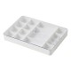 Fashion Multi-cell Jewelry Box Smart Ring Storage Box Plastic Earrings Ring Box