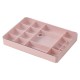 Fashion Multi-cell Jewelry Box Smart Ring Storage Box Plastic Earrings Ring Box