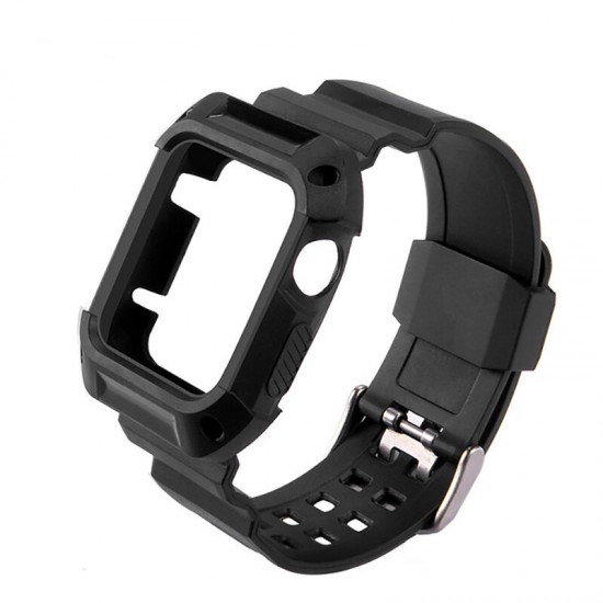 38/42mm Width TPU iWatch Replacement Strap Band Shock-proof Protective Case For Apple Watch 1/2/3