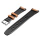 24MM Head Layer Cowhide Silicone Watch Band Strap for Smart Watch Prime Optimus Pro Optimus Hope Brave Lite