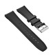 24MM Head Layer Cowhide Silicone Watch Band Strap for Smart Watch Prime Optimus Pro Optimus Hope Brave Lite