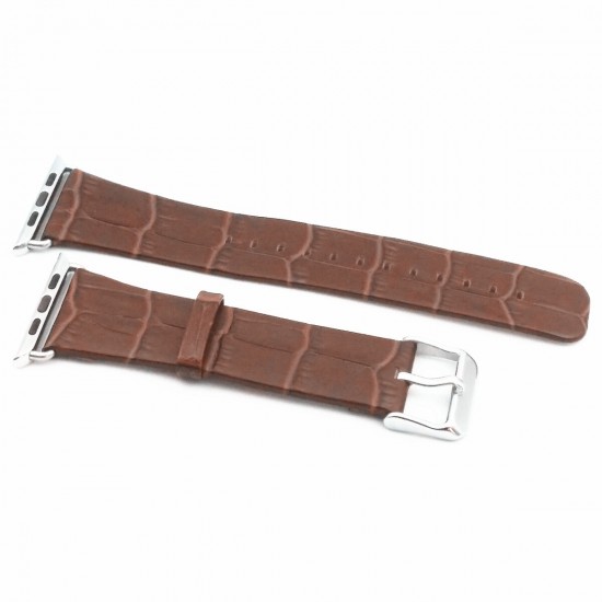 Leather Smart Watch Band Replacement Strap for Apple Watch 38mm