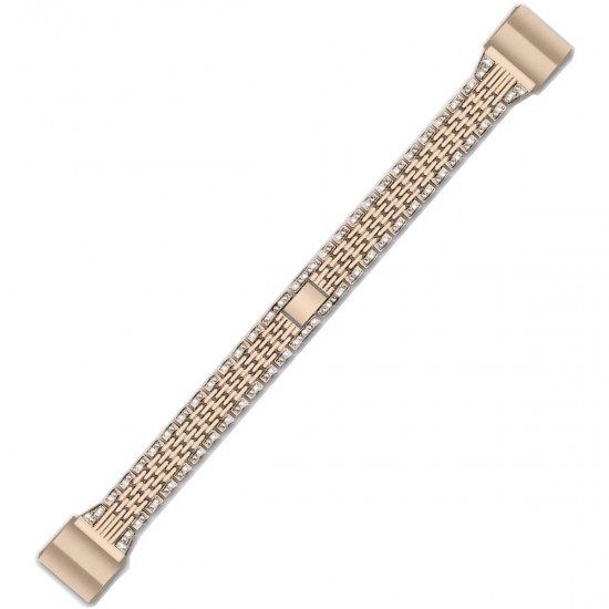 Luxury Stainles Steel Watch Band Watch Strap Replacement for Fitbit Charge 2