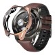 Metal Color Electroplate TPU Shatter-resistant Soft Shell Watch Cover Case Cover for HuWatch 2 Pro