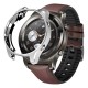 Metal Color Electroplate TPU Shatter-resistant Soft Shell Watch Cover Case Cover for HuWatch 2 Pro