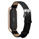 Metal Watch Cover Leather Replacement Strap Smart Watch Band for Xiaomi Mi Band 7