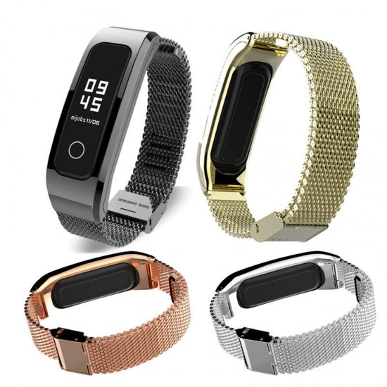 Milan Metal Watch Band for HuHonor Band 4 Running Version