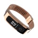 Milan Metal Watch Band for HuHonor Band 4 Running Version