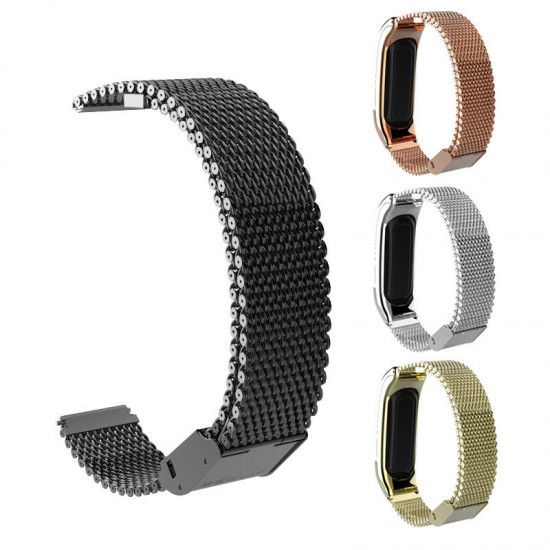 Milan Metal Watch Band for HuHonor Band 4 Running Version