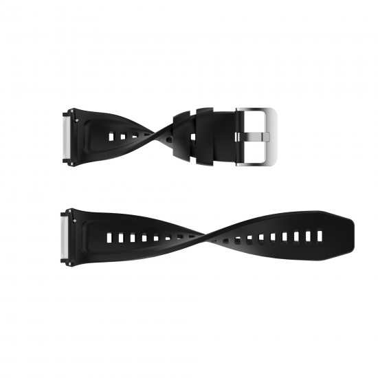 Silicone Watch Band Steel Buckle Watch Strap only for HuWatch GT 2e