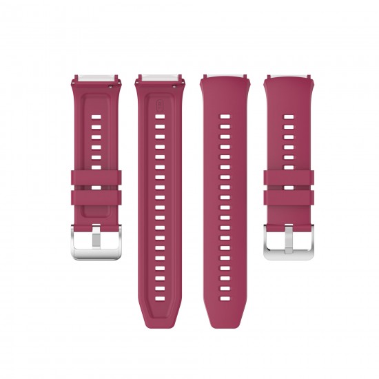 Silicone Watch Band Steel Buckle Watch Strap only for HuWatch GT 2e