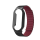 PC+Tempered Film Protective Case Silicone Magnetic Strap Smart Watch Band for Xiaomi Mi Band 7 / 7 NFC